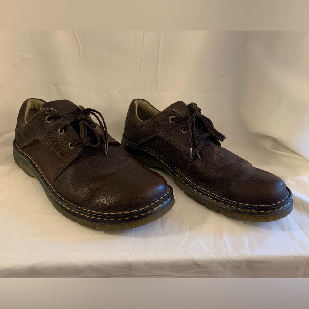 DOC MARTENS 11194 Brown Leather Oxford Shoes Men's Size 14 Dr Martens - KV04M